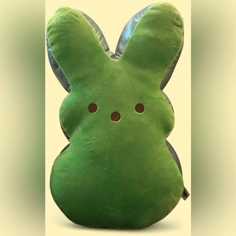 Peeps Soft Bunny Plush – Green (12”) 🐰✨ NEW - Picture 4 of 5